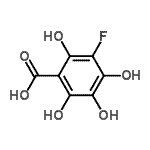 CAS#: 198832-23-4， 3-Fluoro-2,4,5,6-Tetrahydroxybenzoic Acid