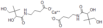 CAS#: 1990-07-4， 4-(2,4-Dihydroxy-3,3-Dimethylbutyramido)-Butyric Acid Calcium Salt (2:1)
