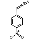 structure of CAS# 199106-13-3, 1-(Diazomethyl)-4-Nitrobenzene