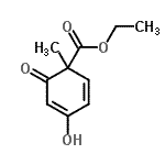 CAS 登录号：199190-62-0， 乙基4-羟基-1-甲基-6-氧代-2,4-环己二烯-1-羧酸酯