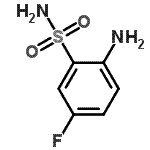 structure of CAS# 1992-90-1, 2-Amino-5-Fluorobenzenesulfonamide;2-amino-5-chlorobenzene-1-carbohydrazide;2-Amino-5-fluorobenzenesulfonamide;2-Amino-5-fluorobenzenesulphonamide