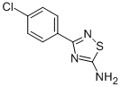 structure of CAS# 19922-07-7, 3-(4-Chlorophenyl)-1,2,4-Thiadiazol-5-Amine;5-Amino-3-(4-Chlorophenyl)-1,2,4-Thiadiazole