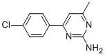 CAS 登录号：19927-54-9， 4-(4-氯苯基)-6-甲基-2-嘧啶胺