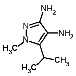 CAS#: 199342-18-2， 5-Isopropyl-1-Methyl-1H-Pyrazole-3,4-Diamine