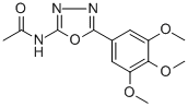 CAS#: 19938-46-6， N-[5-(3,4,5-Trimethoxyphenyl)-1,3,4-Oxadiazol-2-Yl]Acetamide