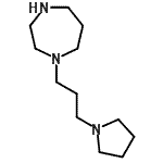 structure of CAS# 199475-39-3, 1-[3-(1-Pyrrolidinyl)Propyl]-1,4-Diazepane;1-(3-Pyrrolidin-1-ylpropyl)-1,4-diazepane;1-(3-Pyrrolidinopropyl)Homopiperazine;1-[3-(Pyrrolidin-1-yl)prop-1-yl]-1,4-diazepane 97%
