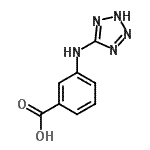 CAS#: 199535-07-4， 3-(2H-Tetrazol-5-Ylamino)Benzoic Acid