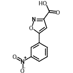 CAS#: 199601-80-4， 5-(3-Nitrophenyl)-1,2-Oxazole-3-Carboxylic Acid