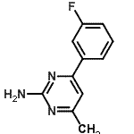 CAS#: 199864-42-1， 4-(3-Fluorophenyl)-6-Methyl-2-Pyrimidinamine