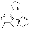 CAS#: 20069-02-7， 1-Methyl-4-[(2S)-1-Methyl-2alpha-Pyrrolidinyl]-beta-Carboline
