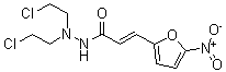 CAS 登录号:2007-46-7, (E)-N',N'-二(2-氯乙基)-3-(5-硝基呋喃-2-基)丙-2-烯酰肼