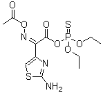 CAS#: 200815-01-6， O-[(2Z)-2-(Acetoxyimino)-2-(2-Amino-1,3-Thiazol-4-Yl)Acetyl] O,O-Diethyl Phosphorothioate