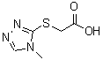 structure of CAS# 200816-06-4, [(4-Methyl-4H-1,2,4-Triazol-3-Yl)Sulfanyl]Acetic Acid;acid;(4-Methyl-4 H -[1,2,4]triazol-3-ylsulfanyl)-acetic;(4-Methyl-4 H -[1,2,4]triazol-3-ylsulfanyl)-acetic acid