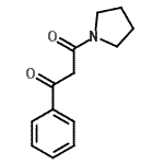 CAS 登录号：20103-92-8， 1-苯基-3-(1-吡咯烷基)-1,3-丙烷二酮