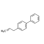 结构式 CAS# 20120-35-8, 4-烯丙基联苯