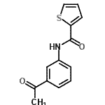 CAS#: 201354-21-4， N-(3-Acetylphenyl)-2-Thiophenecarboxamide