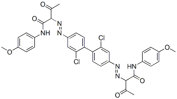 CAS#: 20139-62-2， 2,2'-[(2,2'-Dichloro[1,1'-Biphenyl]-4,4'-Diyl)Bis(Azo)]Bis[N-(4-Methoxyphenyl)-3-Oxobutyramide]