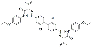 CAS#: 20139-66-6， 2-[3-Chloro-4-[2-chloro-4-[1-[(4-ethoxyphenyl)carbamoyl]-2-oxo-propyl]diazenyl-phenyl]phenyl]diazenyl-N-(4-ethoxyphenyl)-3-oxo-butanamide