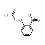 structure of CAS# 20142-87-4, (2-Nitrophenoxy)Acetyl Chloride;(2-Nitro-phenoxy)-acetyl chloride;2-Nitrophenoxyacetyl Chloride;2-NITROPHENOXYACETYLCHLORIDE