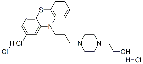 CAS#: 2015-28-3， 2-[4-[3-(2-Chlorophenothiazin-10-Yl)Propyl]Piperazin-1-Yl]Ethanol Dihydrochloride
