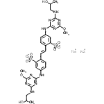 CAS#: 20179-35-5， Disodium 2,2'-[(E)-1,2-Ethenediyl]Bis[5-({4-[(2-Hydroxypropyl)Amino]-6-Methoxy-1,3,5-Triazin-2-Yl}Amino)Benzenesulfonate]