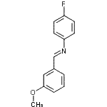 CAS#: 202073-14-1， (E)-N-(4-Fluorophenyl)-1-(3-Methoxyphenyl)Methanimine