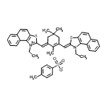 CAS#: 202135-13-5， 1-Ethyl-2-[(E)-{3-[(Z)-(1-Ethylnaphtho[1,2-d][1,3]Thiazol-2(1H)-Ylidene)Methyl]-2,5,5-Trimethyl-2-Cyclohexen-1-Ylidene}Methyl]Naphtho[1,2-d][1,3]Thiazol-1-Ium 4-Methylbenzenesulfonate