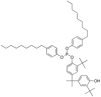 CAS#: 20227-53-6， 2-(Tert-Butyl)-4-[1-[3-(Tert-Butyl)-4-Hydroxyphenyl]-1-Methylethyl]Phenyl Bis(4-Nonylphenyl) Phosphite