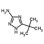 structure of CAS# 202403-45-0, 5-(2-Methyl-2-Propanyl)-1H-1,2,4-Triazol-3-Amine;5-(tert-butyl)-1H-1,2,4-triazol-3-amine;5-(tert-butyl)-4H-1,2,4-triazol-3-amine;5-tert-Butyl-4H-[1,2,4]triazol-3-ylamine