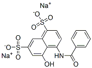 CAS 登录号：20241-55-8， 4-(苯甲酰基氨基)-5-羟基萘-1,7-二磺酸二钠
