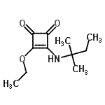 CAS#: 202521-88-8， 3-Ethoxy-4-[(2-Methyl-2-Butanyl)Amino]-3-Cyclobutene-1,2-Dione