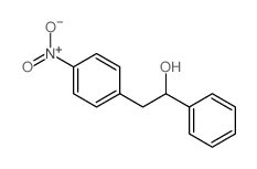 structure of CAS# 20273-74-9, alpha-Phenyl-4-Nitrophenethyl Alcohol;2-(4-Nitrophenyl)-1-Phenyl-Ethanol;St5441848;Nsc141576