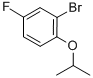 structure of CAS# 202865-79-0, 2-Bromo-4-Fluoro-1-(1-Methylethoxy)-Benzene;2-(2-Bromo-4-Fluorophenoxy)Propane 98%;2-(2-Bromo-4-Fluorophenoxy)Propane98%;2-(2'-BROMO-4'-FLUOROPHENOXY)PROPANE
