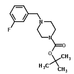 CAS#: 203047-34-1， 2-Methyl-2-Propanyl 4-(3-Fluorobenzyl)-1-Piperazinecarboxylate