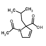 CAS#: 203051-17-6， 1-Acetyl-2-Isobutyl-2,5-Dihydro-1H-Pyrrole-2-Carboxylic Acid