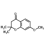 CAS#: 20321-73-7， 7-Methoxy-2,2-Dimethyl-2,3-Dihydro-4H-Chromen-4-One