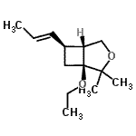 CAS#: 203449-67-6， (1S,5R,6S)-1-Ethoxy-2,2-Dimethyl-6-[(1E)-1-Propen-1-Yl]-3-Oxabicyclo[3.2.0]Heptane