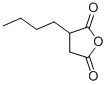 结构式 CAS# 2035-76-9, 3-丁基二氢-2,5-呋喃二酮