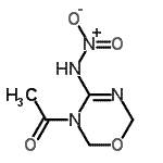 CAS#: 203515-08-6， 1-[4-(Nitroamino)-2H-1,3,5-Oxadiazin-3(6H)-Yl]Ethanone