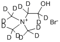 structure of CAS# 203645-64-1, 2-Hydroxy-N,N,N-Tri(Methyl-D3)-Ethan-1,1,2,2-D4-Aminium Bromide;CHOLINE-D13 BROMIDE (N,N,N-TRIMETHYL-D9, 1,1,2,2-D4);CHOLINE BROMIDE-(TRIMETHYL-D9,1,1,2,2-D4);CHOLINE BROMIDE (D13)