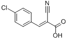 structure of CAS# 20374-46-3, (E)-3-(4-Chlorophenyl)-2-Cyanoacrylic Acid;(E)-3-(4-Chlorophenyl)-2-Cyano-Prop-2-Enoate;(E)-3-(4-Chlorophenyl)-2-Cyano-Acrylate;Zinc03246533
