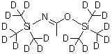 structure of CAS# 203784-65-0, Tris[(<Sup>2</Sup>H<Sub>3</Sub>)Methyl]Silyl (1E)-N-{Tris[(<Sup>2</Sup>H<Sub>3</Sub>)Methyl]Silyl}Ethanimidate;BSA-d18;N,O-Bis(trimethyl-d9-silyl)acetamide;616818_ALDRICH