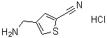 CAS#: 203792-25-0， 4-(Aminomethyl)-2-Thiophenecarbonitrile Hydrochloride (1:1)