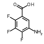 CAS 登录号：203916-57-8， 5-氨基-2,3,4-三氟苯甲酸