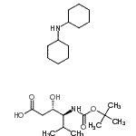 CAS#: 204192-31-4， (3S,4S)-3-Hydroxy-5-Methyl-4-({[(2-Methyl-2-Propanyl)Oxy]Carbonyl}Amino)Hexanoic Acid - N-Cyclohexylcyclohexanamine (1:1)