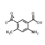 CAS#: 204254-68-2， 2-Amino-4-Methyl-5-Nitrobenzoic Acid