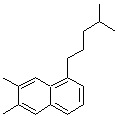 CAS#: 204256-07-5， 6,7-Dimethyl-1-(4-Methylpentyl)Naphthalene