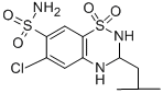 CAS#: 2043-38-1， 6-Chloro-3-(2-Methylpropyl)-1,1-Dioxo-3,4-Dihydro-2H-Benzo[e][1,2,4]Thiadiazine-7-Sulfonamide