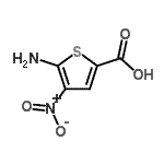 CAS#: 204326-36-3， 5-Amino-4-Nitro-2-Thiophenecarboxylic Acid