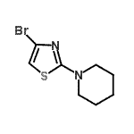 CAS#: 204513-61-1， 1-(4-Bromo-1,3-Thiazol-2-Yl)Piperidine